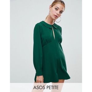 ASOS Petite tea romper w Cut Out Detail -  Size 0